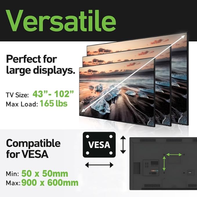 Ultra Slim Flush TV Wall Mount Bracket