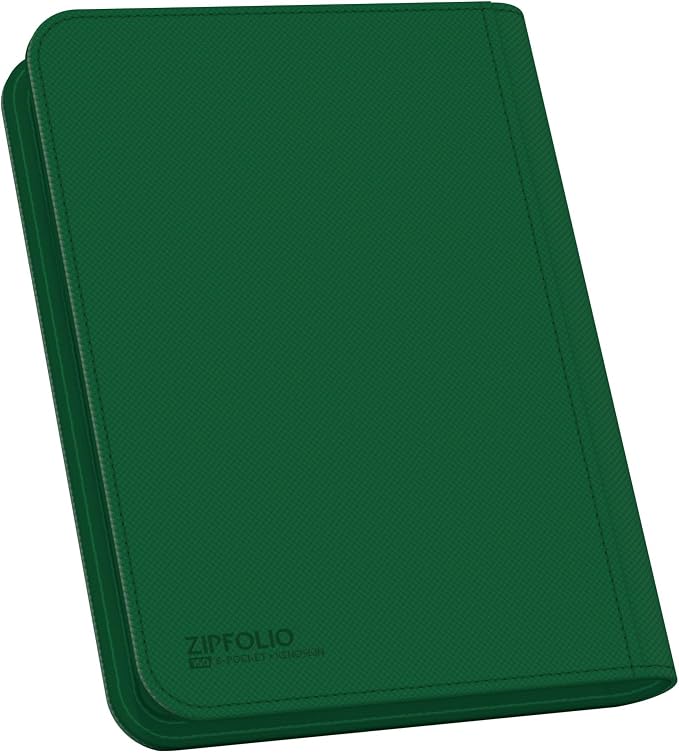 Ultimate Guard Zipfolio 160 – 8 Pocket Xenoskin Green
