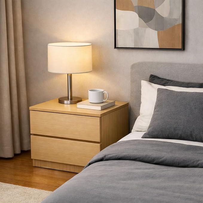 Durable Eco‑Friendly 2‑Drawer Nightstand,