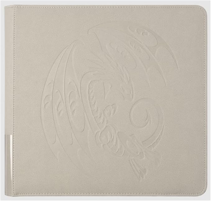 Dragon Shield Card Codex – Card Codex Portfolio 576: Ashen White - MTG Card Sleeves are Smooth & Tough - Compatible with Pokemon & Magic The Gathering Cards