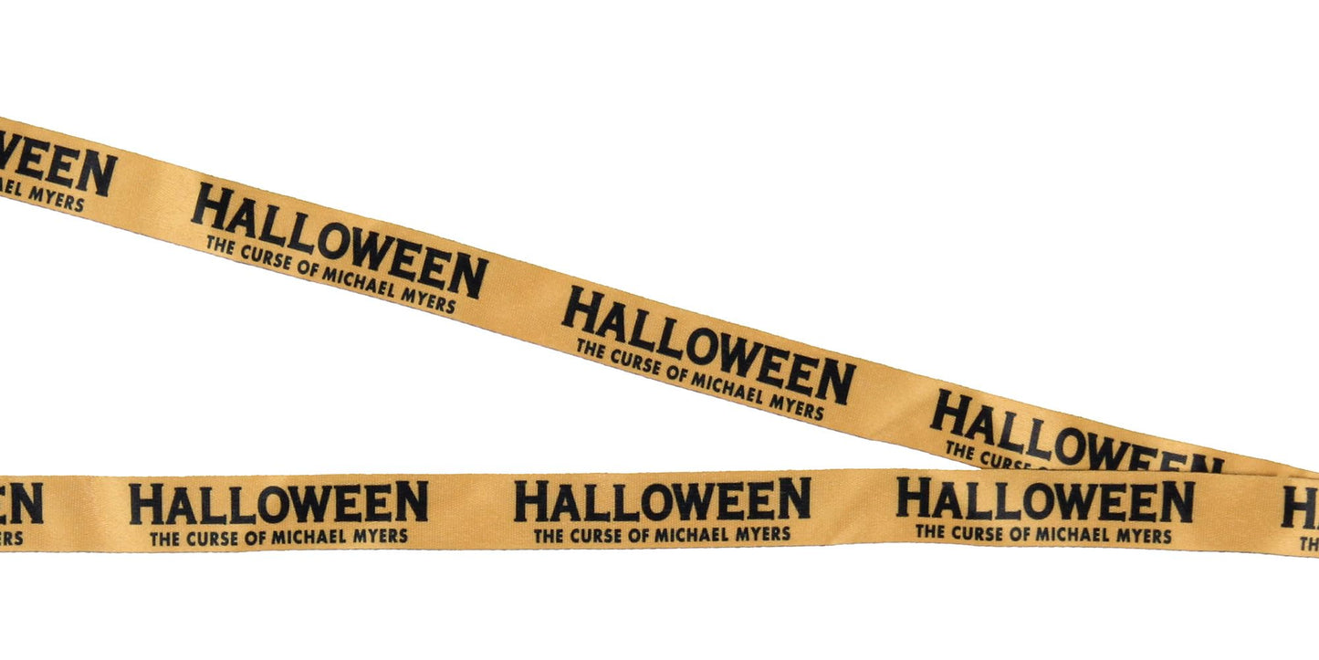 Halloween The Curse of Michael Myers Lanyard Clear ID Badge Holder w/ 2" Metal Pendant