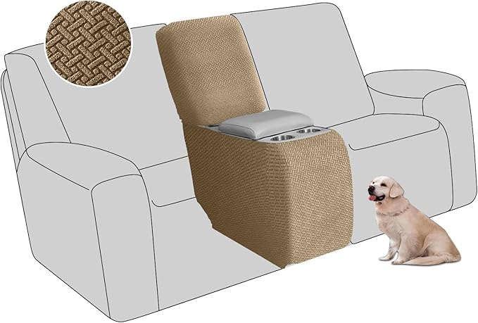 ALIECOM Recliner Sectional Couch Covers L Shape Stretch Corner Reclining