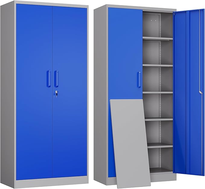 Yizosh Metal Garage Storage Cabinet