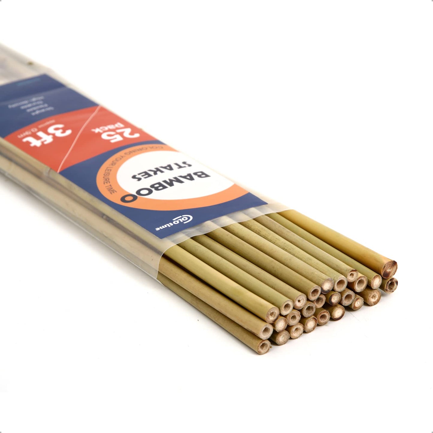 COLOtime Bamboo Stakes 3FT Garden Stakes Plant Stakes for Indoor and Outdoor Climbing Plants Poles Sticks Support Tomatoes Eggplants Beans 25 Pack