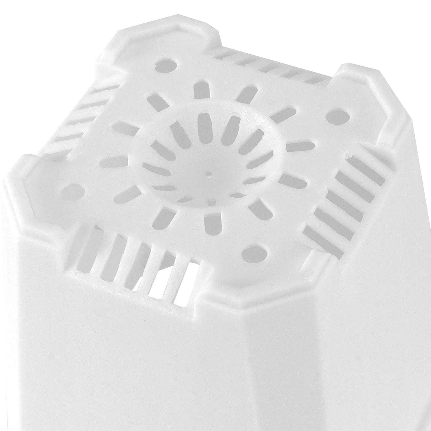 JOIKIT 120 Pack 3 Inch White Square Nursery Pot, Plastic Square Plant Pot with Drainage Hole, Seedling Nursery Transplant Planter for Indoor, Outdoor, Garden, Office, Balcony