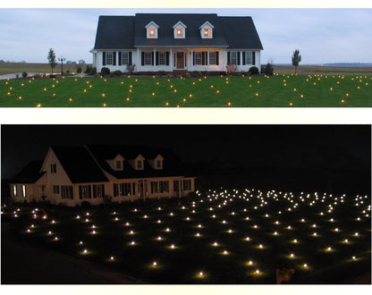 Lawn Lights Illuminated Outdoor Decoration, LED, Christmas, 36-08, Strobe