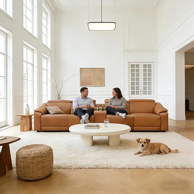 Power Recliner Sofa Set, Reclining Sectional Sofa Couch