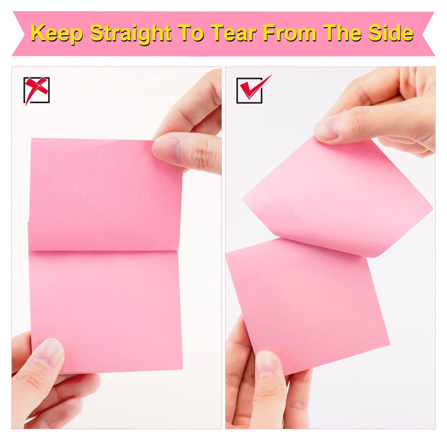 Fainne 120 Pack Sticky Notes Bulk 3 x 3 inch Self Stick Note Pads Multicolor Paper Memo for Office School Supplies Student Teacher Classroom Back to School Essentials, 50 Sheet/Pad(Pastel Color)