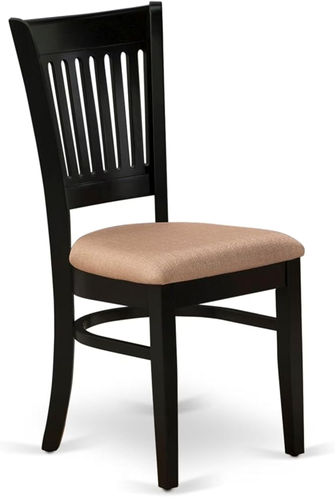 East West Furniture ANVA5-BLK-C 5 Piece Dining Room Furniture Set Includes a
