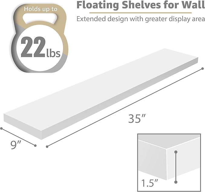 Sorbus Floating Shelves for Wall