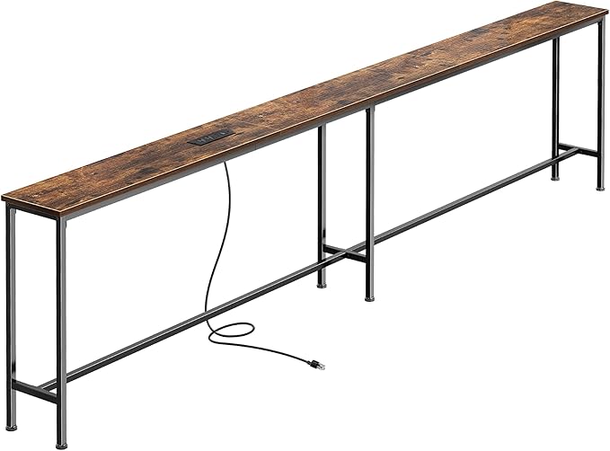 SUPERJARE 102.4 Inch Sofa Table