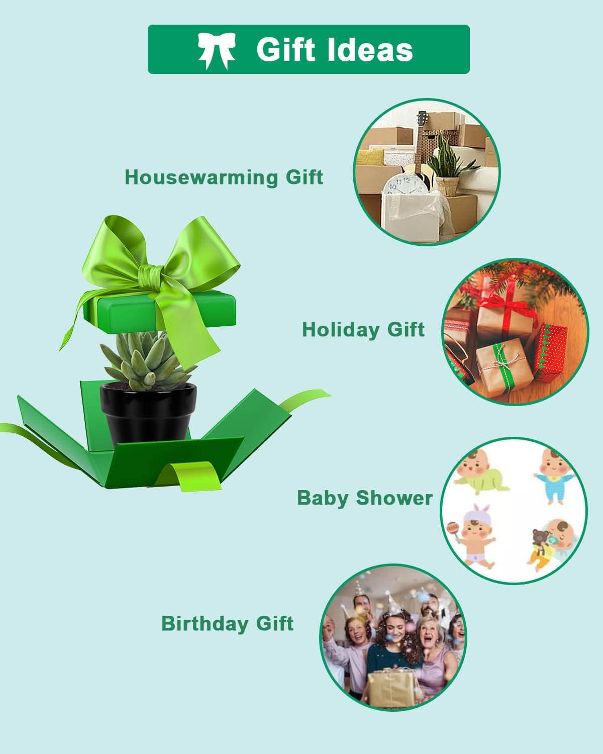 vensovo 4 Inch Black Ceramic Pots for Plant with Saucer - 6 Pack Small Ceramic Planter with Drainage Hole, Flowerpot with Tray, Great for Indoor Outdoor Plants, Crafts, Wedding Favor