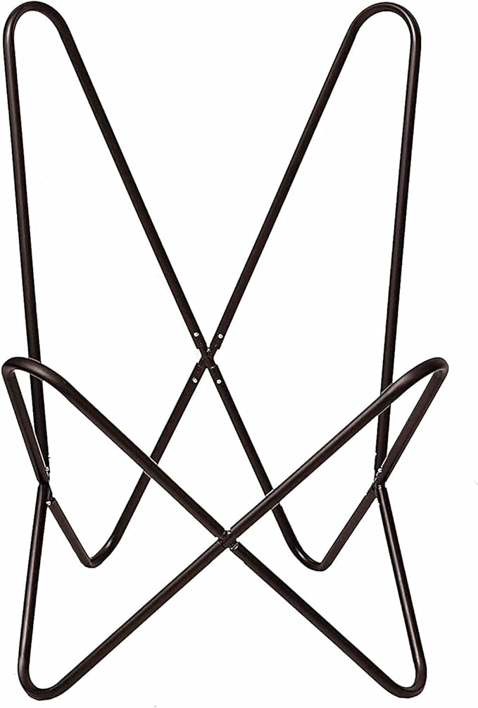 cuero Handmade Living Room Buffalo Leather Chair, Home-Decor, Butterfly Chair