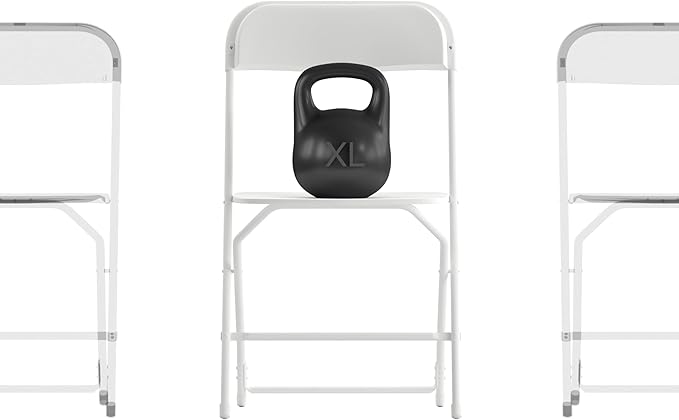 Flash Furniture Hercules Series Big & Tall Stackable Plastic Folding Chairs