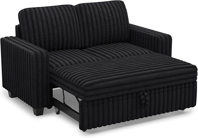 Belffin Corduroy Sectional Sleeper Sofa