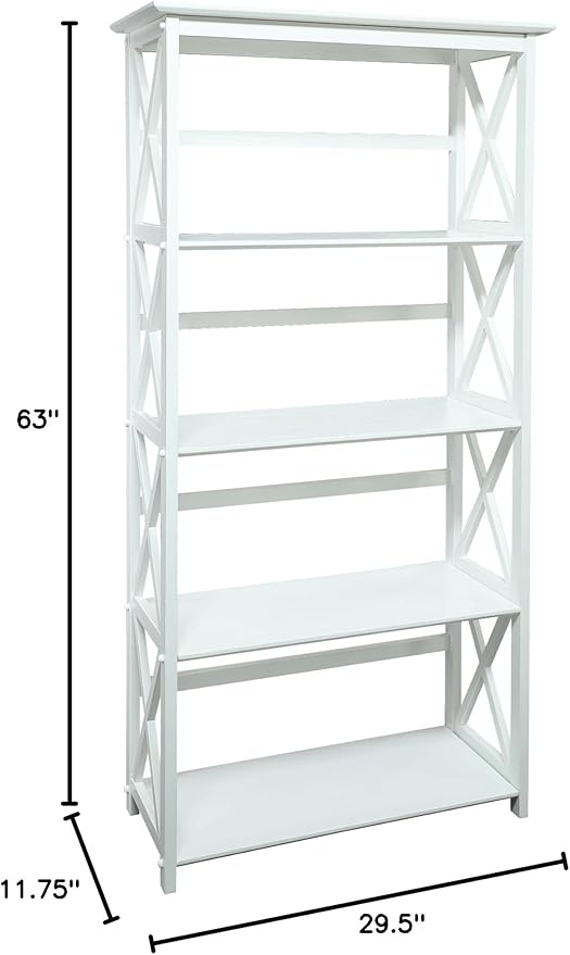 Montego 5-Shelf Bookcase