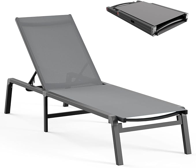 Aluminum Chaise Lounge Ourdoor