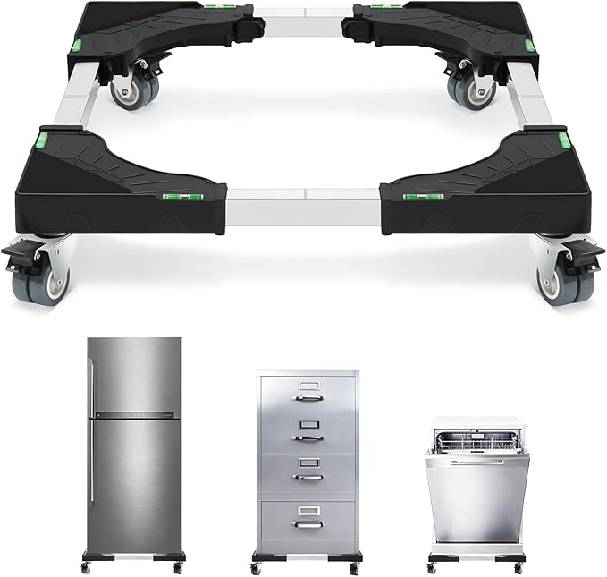 Nefish Furniture Dolly Adjustable Mini Fridge Stand