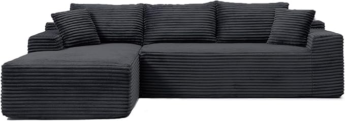 108 Inch Cloud Sectional Couch, Modern Modular Sectional Sofa