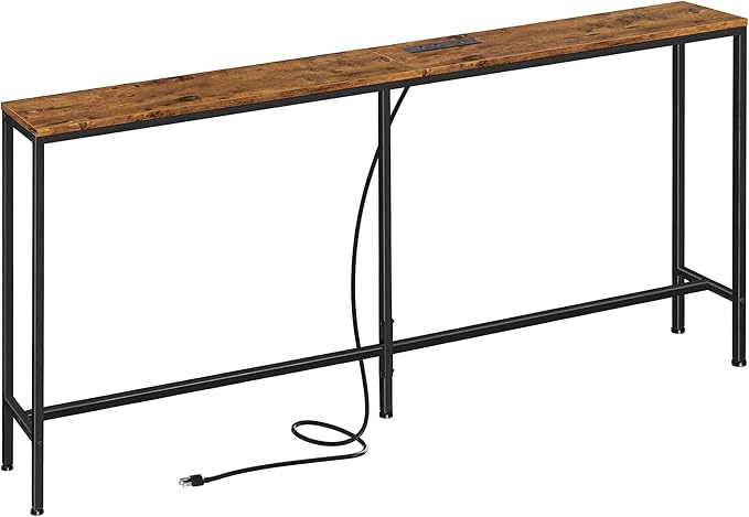 SUPERJARE 70 Inch Console Table