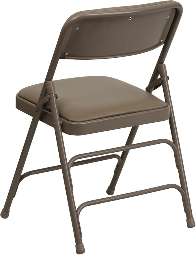 Flash Furniture 4 Pack HERCULES Series Curved Triple Braced & Double Hinged