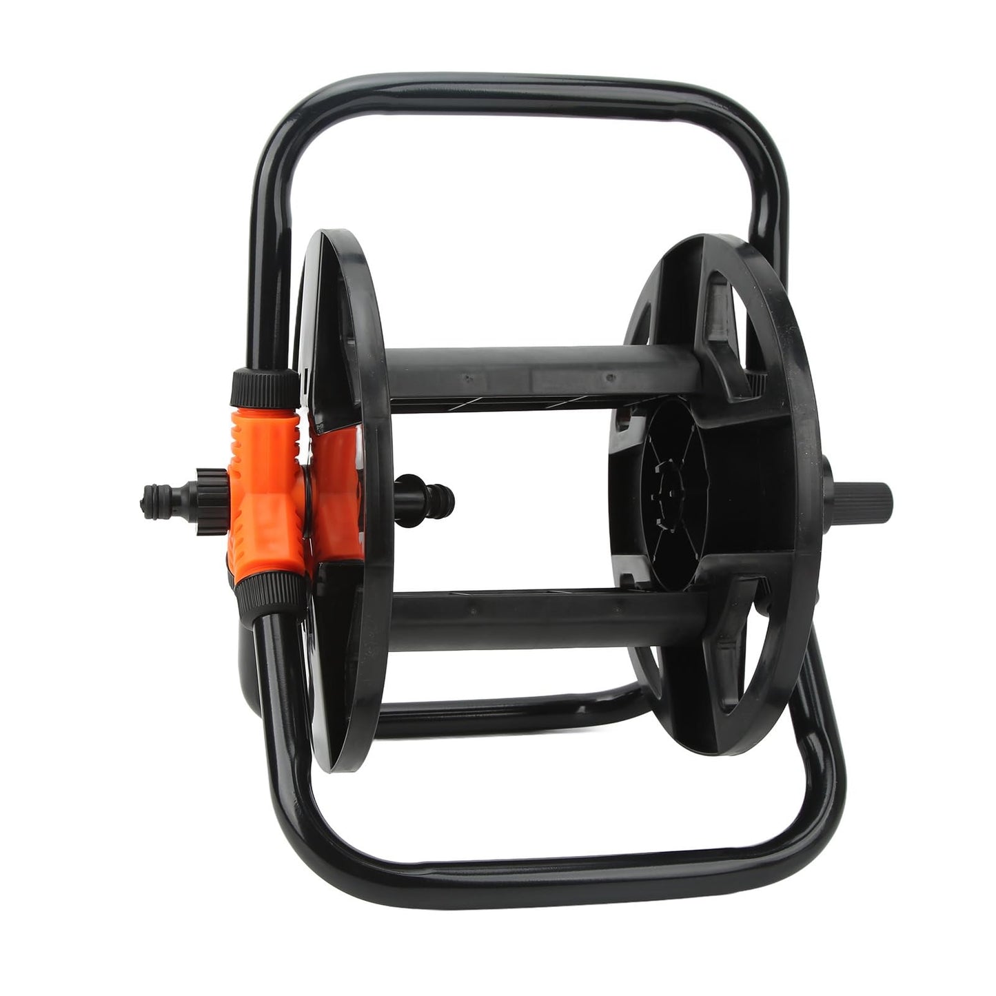 HURRISE ABS Hose Reel with Single Arm, Wall-Mounted Garden Hose Storage Rack for Car Washing & Watering