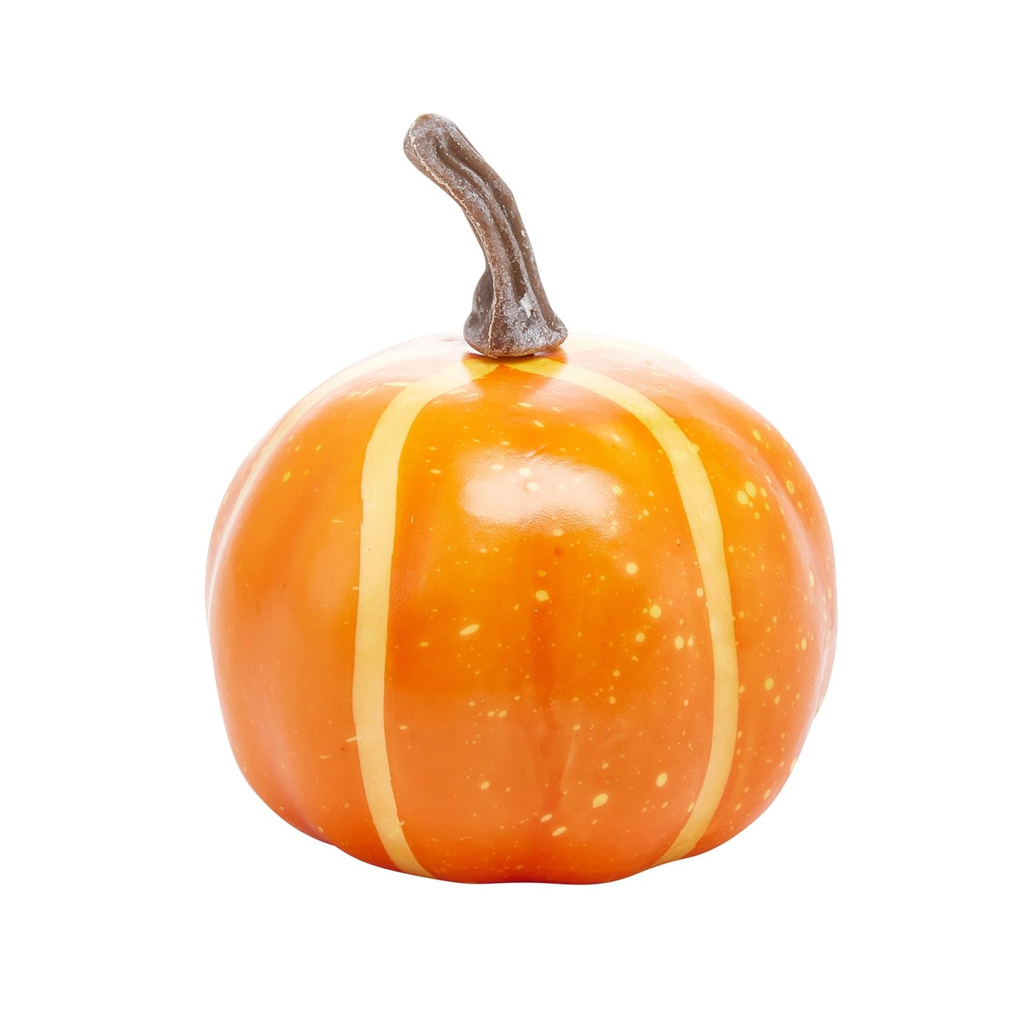 Autumn Pumpkin Decoration 7PCS Artificial Pumpkin Country Style foam Pumpkin Light Luxury Ornaments Fireplace Table Decoration Applicable to Halloween Harvest Day Thanksgiving Day (Orange)