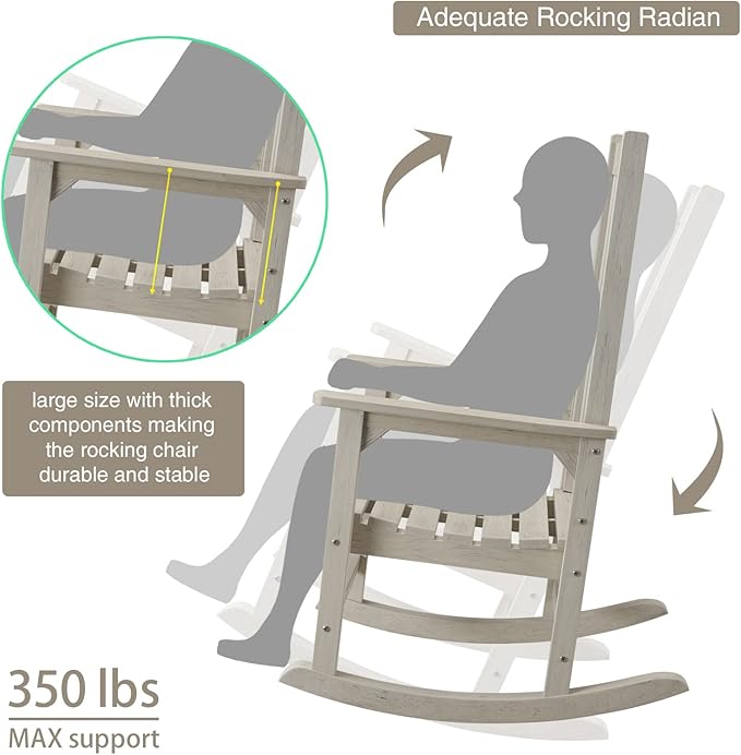 Oversized Rocking Chair, Outdoor Rocking Chair