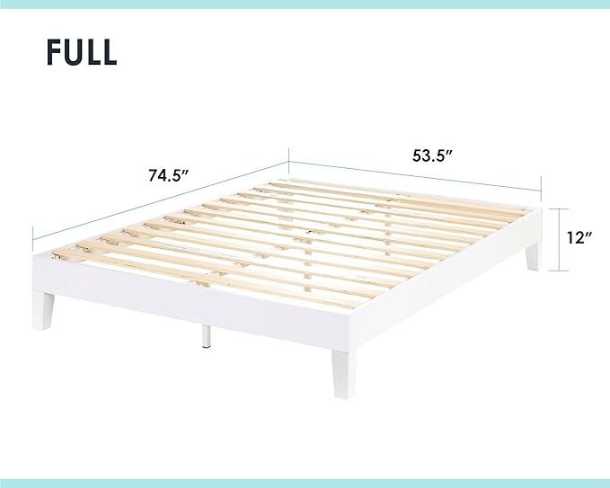 Mellow Naturalista Grand 12 Inch Solid Wood Platform Bed