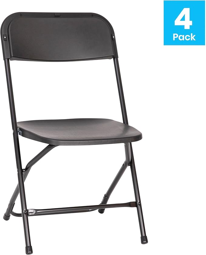 Flash Furniture Hercules Series Big & Tall Stackable Plastic Folding Chairs