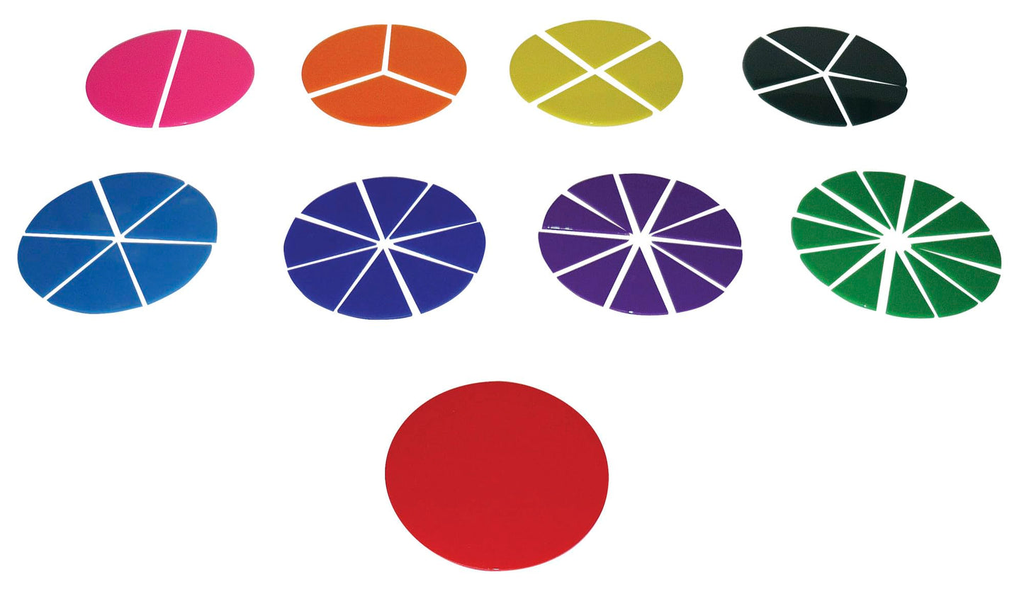 School Smart Fraction Circles, Set of 51