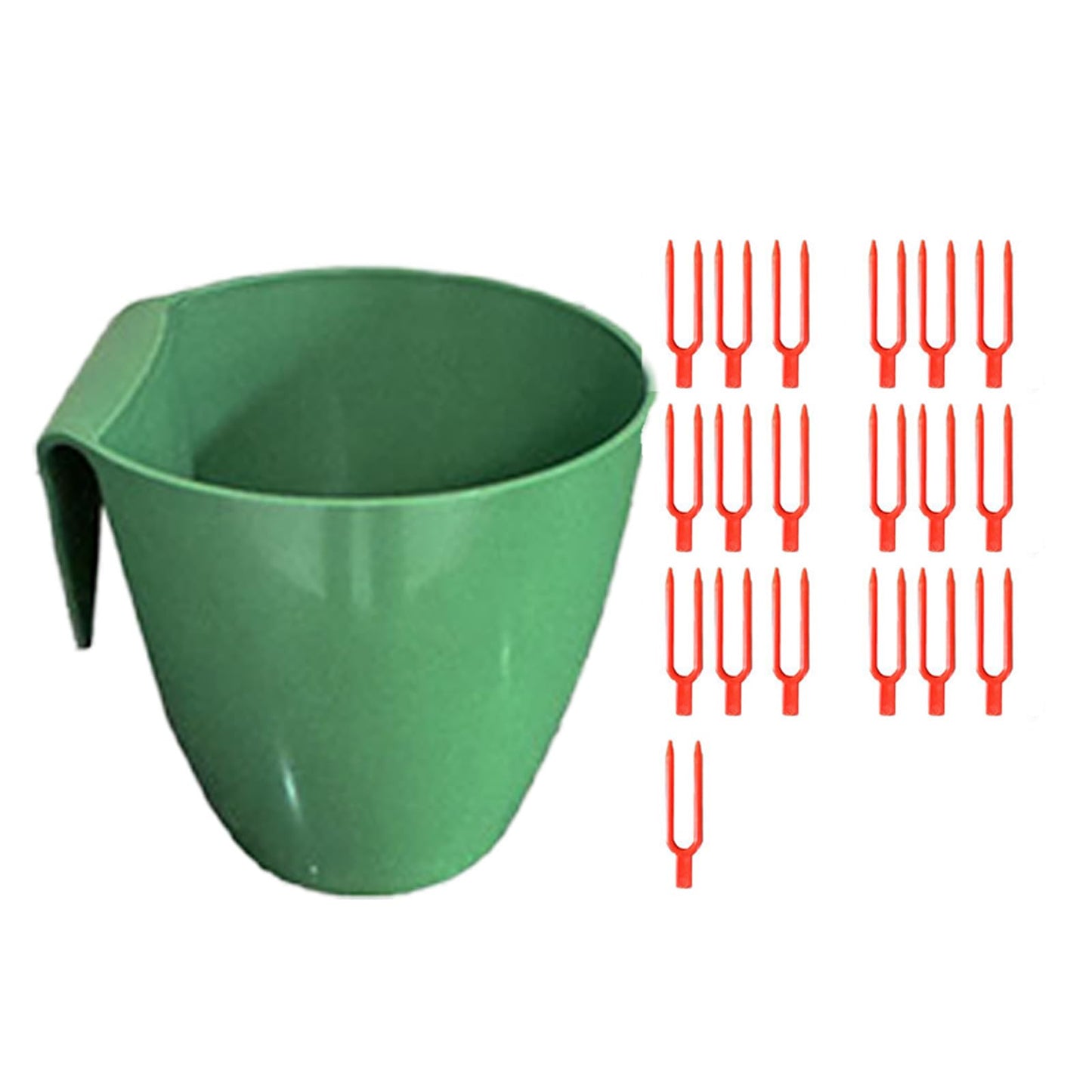 Kangnice Garden Trays Tool for Strawberry Runners Featuring Breathable Cups and Runner Forks to Enhancing Survival Rate and Growth Drainage Planting Cups