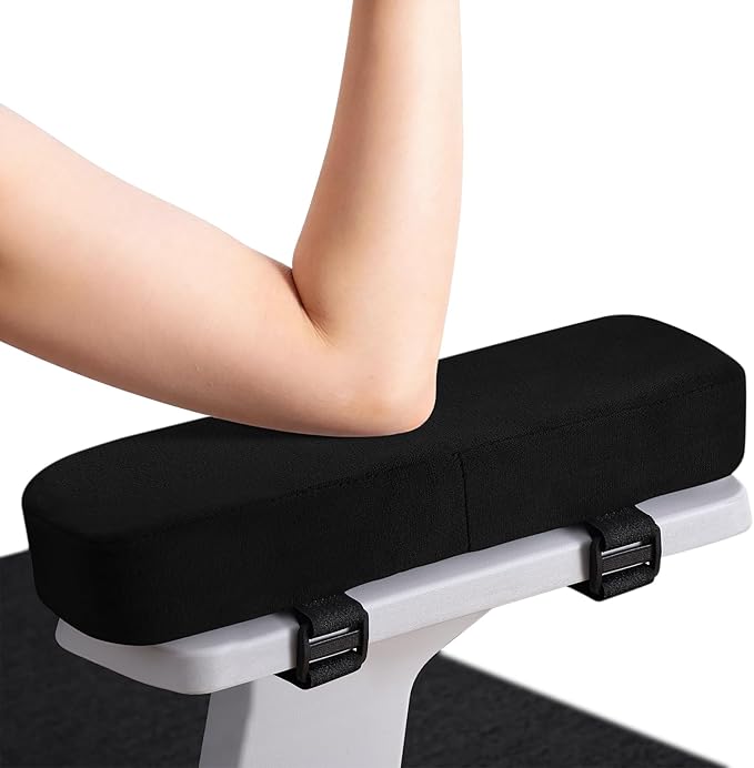 Smiry Ergonomic Office Chair Armrest Pads, Memory Foam Arm Rest Covers