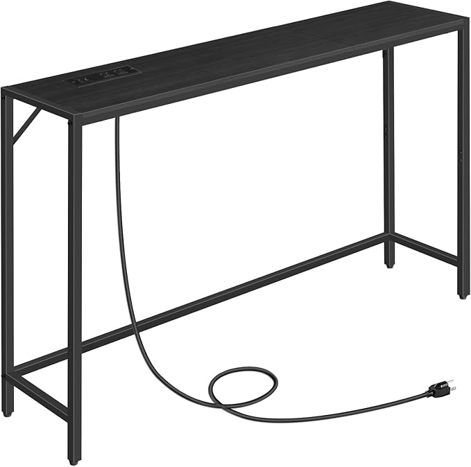 MAHANCRIS Console Table, Narrow Sofa Table, 43.3” Entrance Table
