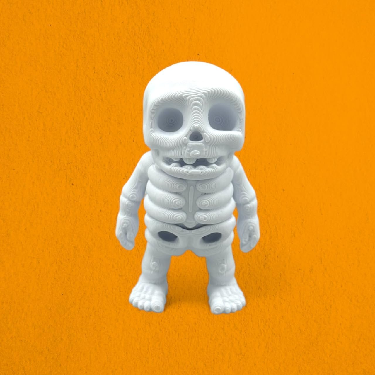 Articulating Halloween Figurines Collectibles, 3D Printed, Ghost, Pumpkin, Bat, Spider, Skeleton Spooky Home Decor