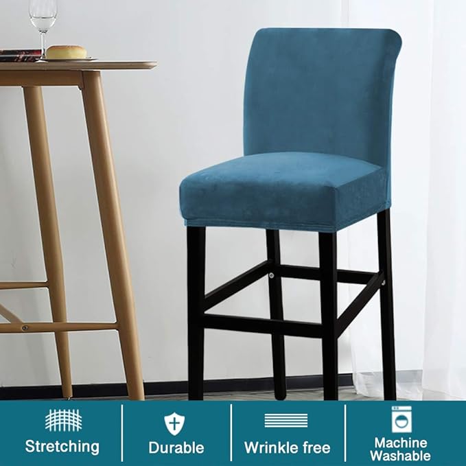 Turquoize Bar Stool Covers 2 Pack Bar Stool Covers