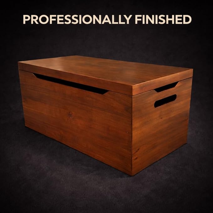 Fully Assembled, Solid Wood Storage Chest