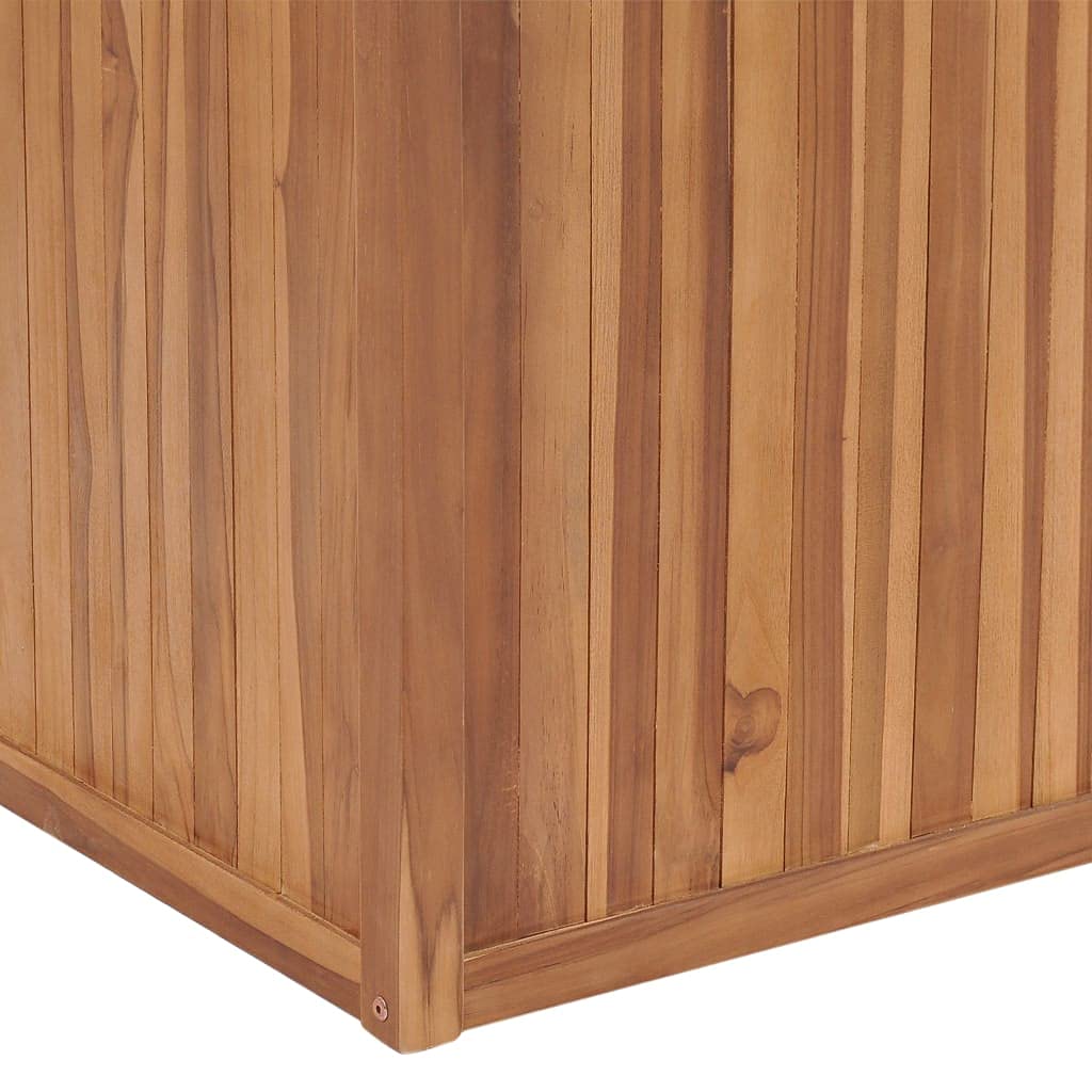 vidaXL Solid Wood Teak Raised-Bed Garden Planter - Large, Durable, Easy to Assemble, Unique Wood Grains, Proposition 65 Warning