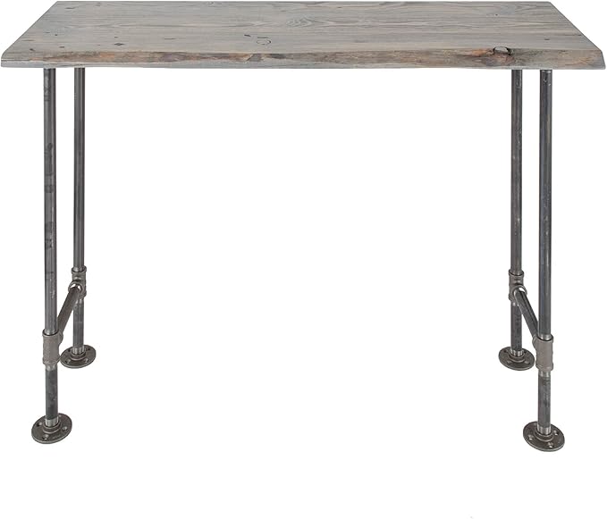 Restore by Pipe DÉCOR Live Edge Wood Console Table 48 in. x 16 in. x 34 in.
