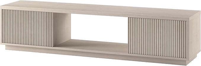 Henn&Hart Fluted TV Stand for TVs up to 78"