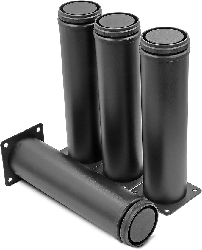8 Inch Metal Furniture Legs Stainless Steel Adjustable Legs Black Metal Legs
