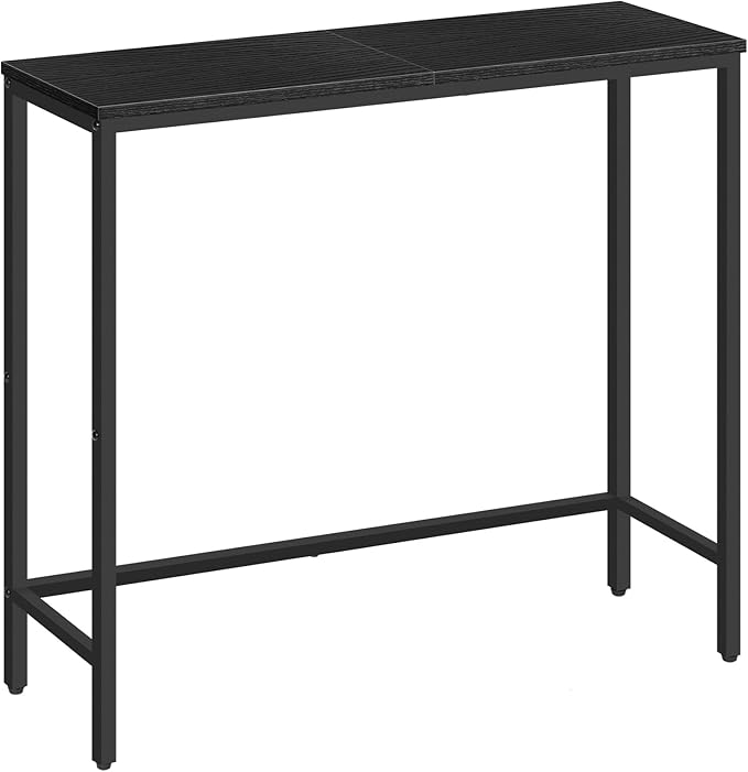 HOOBRO Narrow Console Table, 29.5" Small Entryway Table, Thin Sofa Table