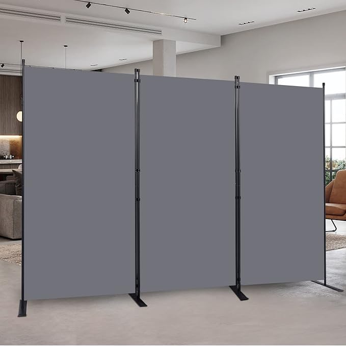 Room Divider 6FT Portable Room Dividers and Folding Privacy Screens, 3 Panel