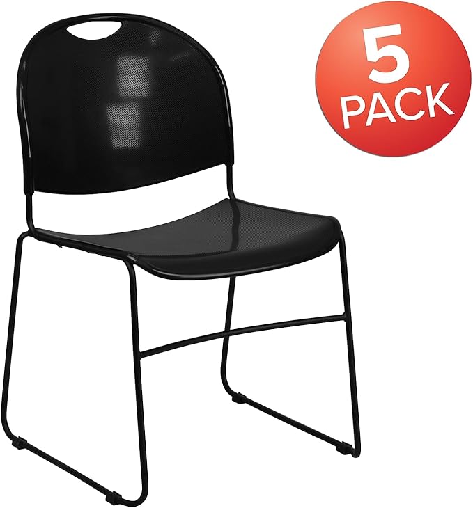Flash Furniture Hercules Series Ultra-Compact Plastic Stacking Event/Waiting