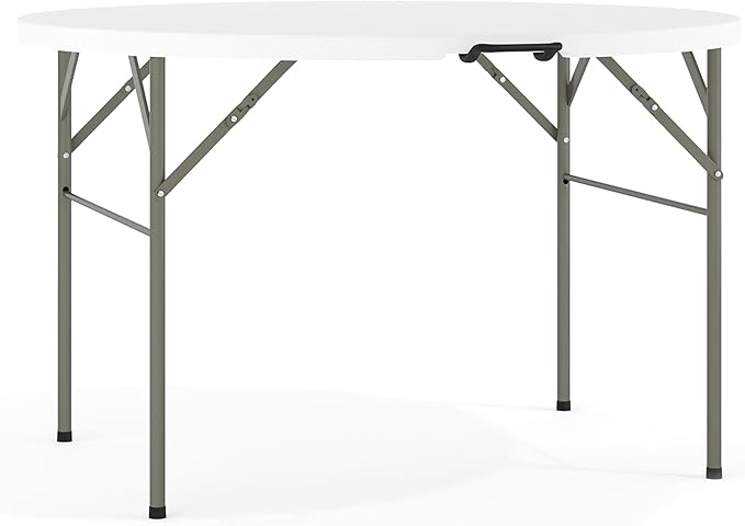 Flash Furniture Freeman 4' Round Plastic Folding Table
