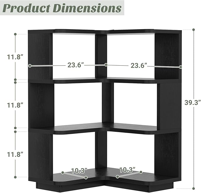 Armocity Corner Book Shelf