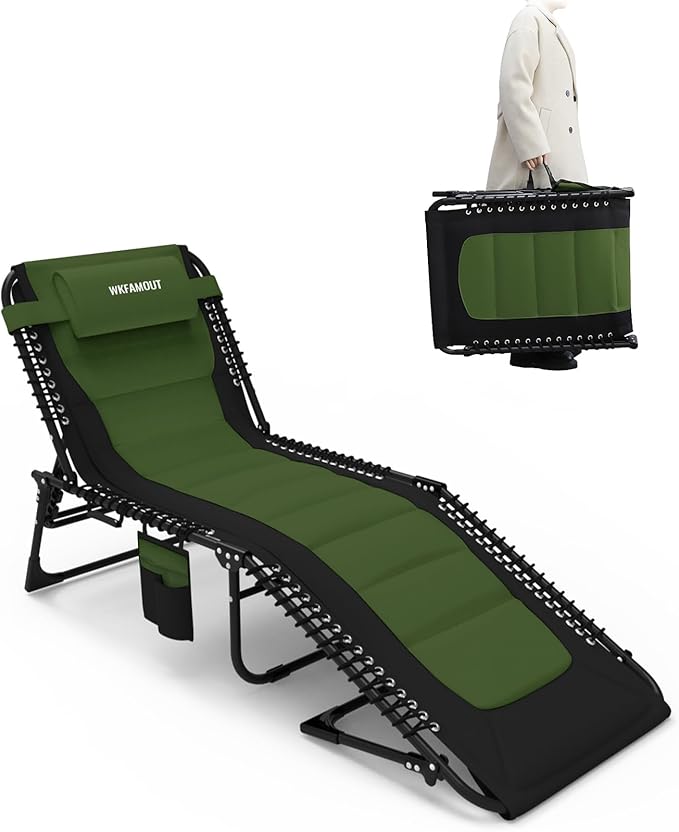Outdoor Folding Lounge Chair Padded