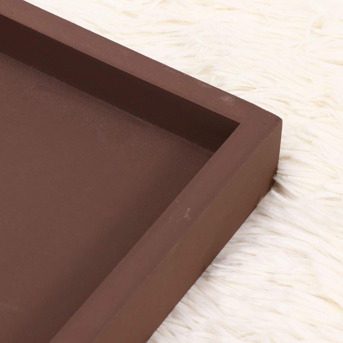 DOITOOL Square Flowerpot Tray 8.89 Inch Thickened Leakproof Plastic Plant Saucer with Anti-Slip Base for Indoor Balcony Garden Potted Support