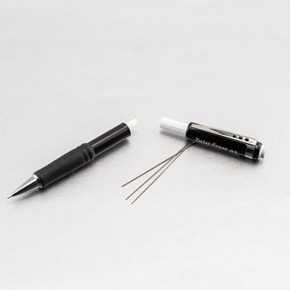 Pentel Mechanical Pencil 0.5 mm Twist Erase III, Twist Up Eraser, Pre-Loaded Super Hi-Polymer HB Lead, Black Barrel, 3-Pack