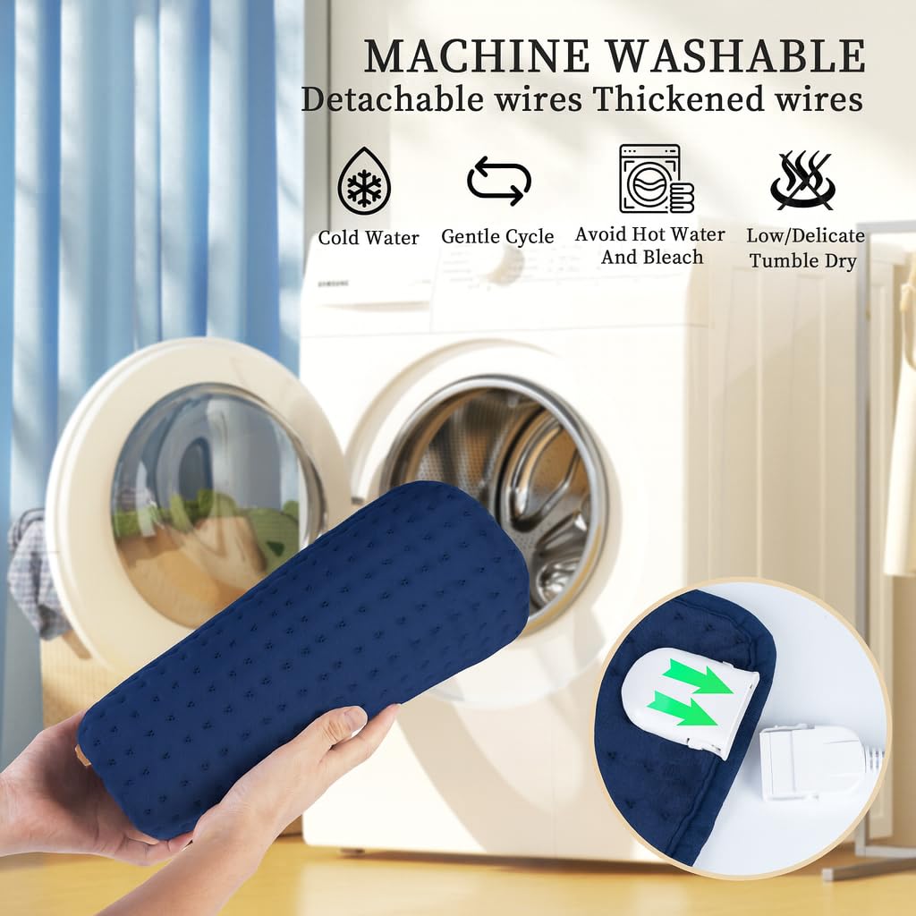 Large Heating Pad,TOPSOSO 20"x40" Extra Large Heating Pad for Back Pain Relief Electric Heating for Period Cramps Shoulders Pain Relief Moist/Dry Heat 10 Heat Setting Auto Shut Off Gift for Women Men